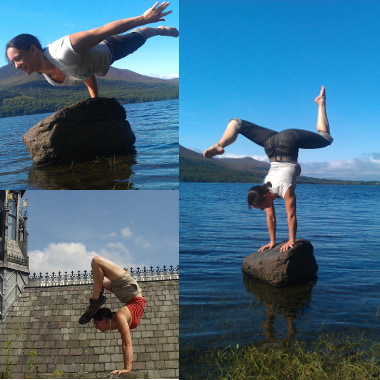 Lisa Whitmore, solo acrobatics, handbalancing and contortion